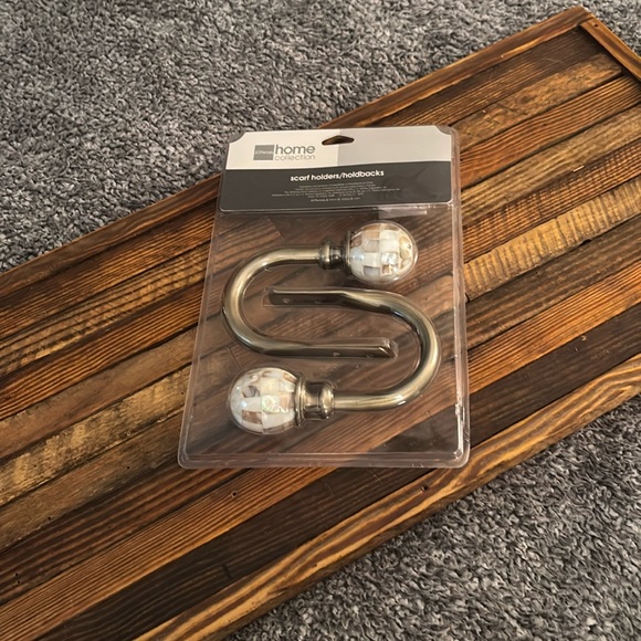 Mother of Pearl Holdback Pair. These were $25 at JCPennys almost 15 years ago. - Picture 1 of 5